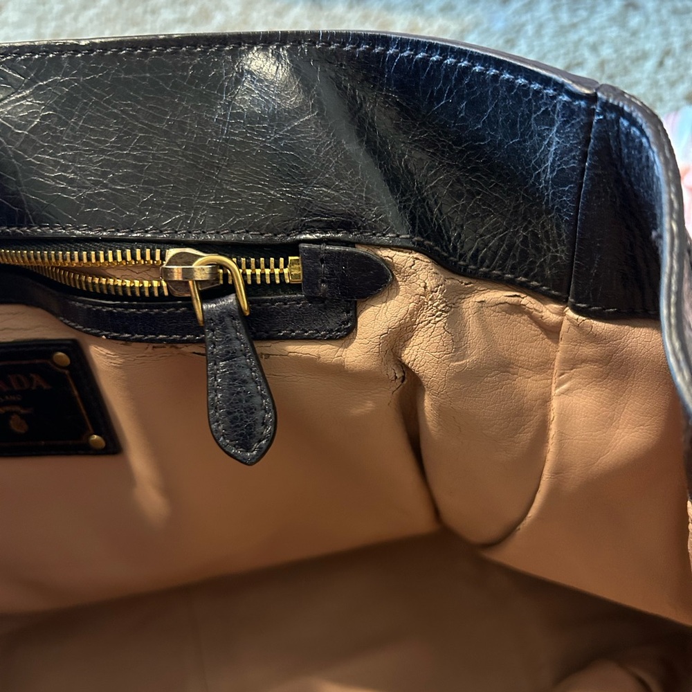 Black/ blue  prada bag - Picture 12 of 16